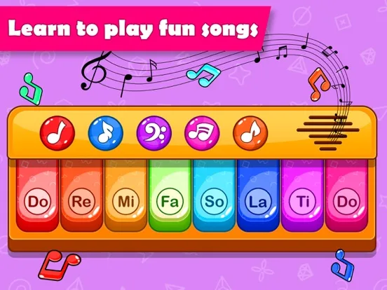 Baby Piano and Sounds for Kids: iOS store screenshot 1