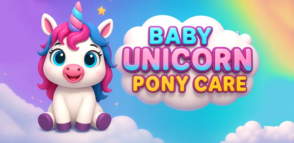 Baby Unicorn Pony Care Games game artwork