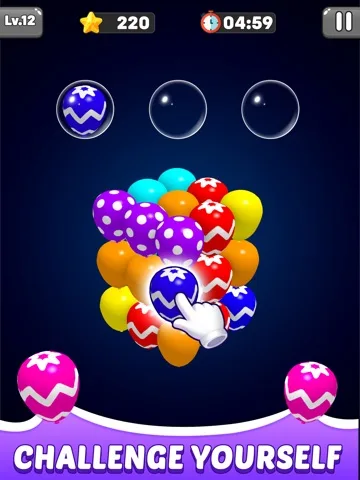 Balloon Master: 3D Match Games: iOS store screenshot 1