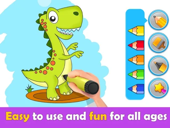 Coloring Book Games for Kids: iOS store screenshot 1