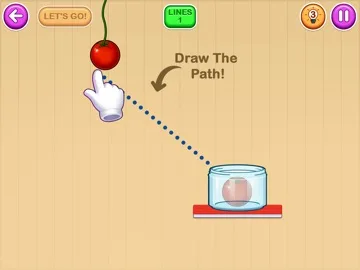 Draw the Lines - Fruit Drop game artwork