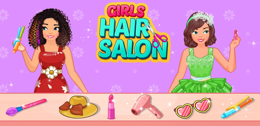 Girls Hair Salon Kids Game 2-6 game artwork