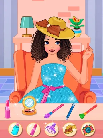 Girls Hair Salon Kids Game 2-6: iOS store screenshot 1