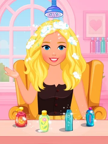 Girls Hair Salon Kids Game 2-6: iOS store screenshot 2