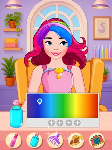 Girls Hair Salon Kids Game 2-6: iOS store screenshot 3