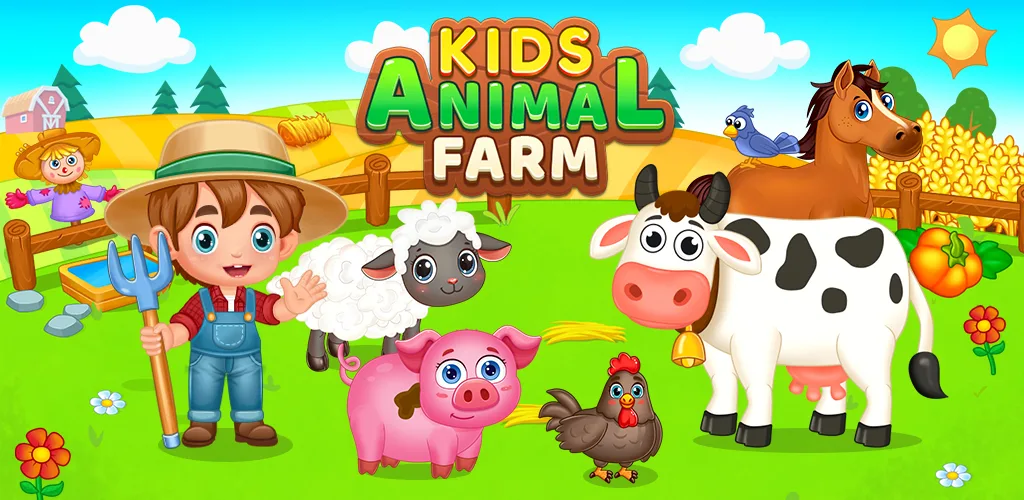 Kids Animal Farm Game game artwork