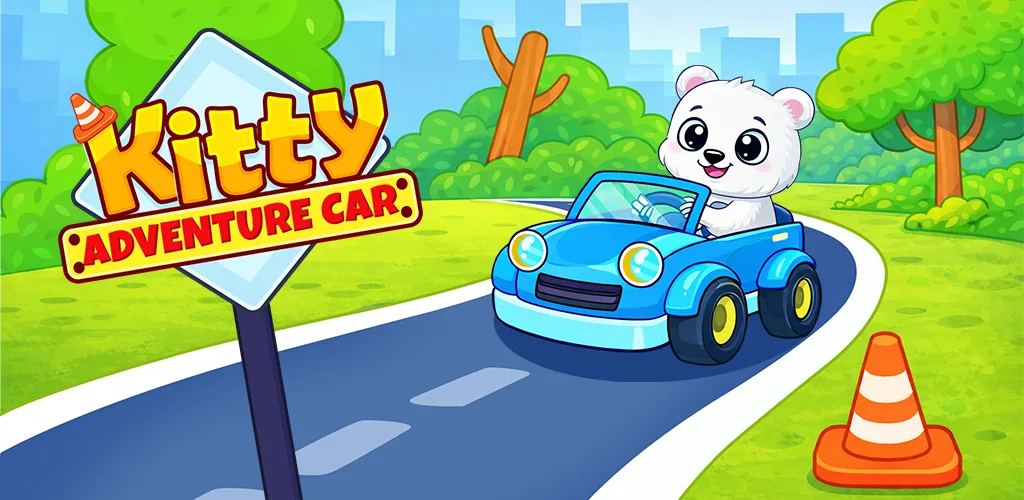 Kitty Games: Car Game for Girl game artwork