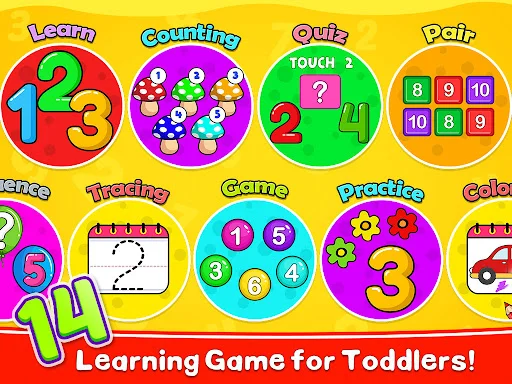 123 Numbers counting App Kids: Android store screenshot 2
