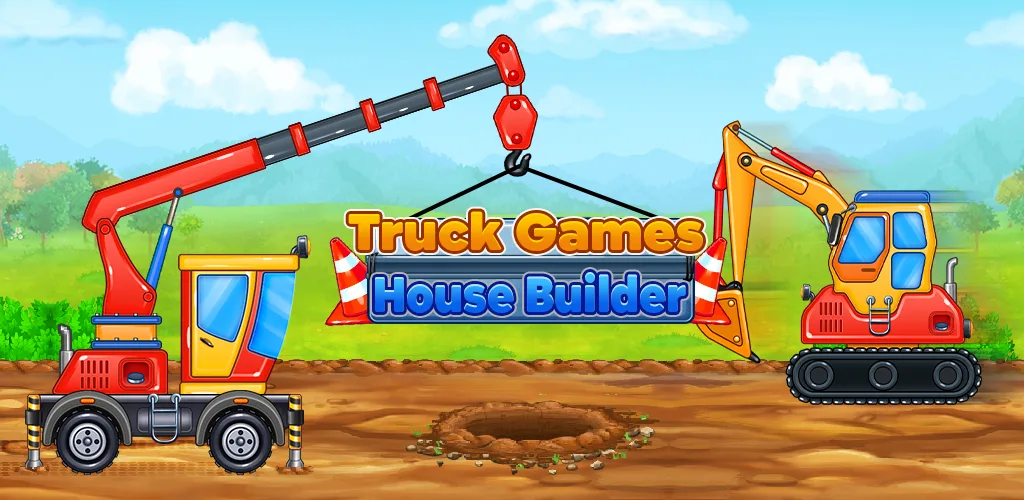 Truck Games Build House Kids 2 game artwork